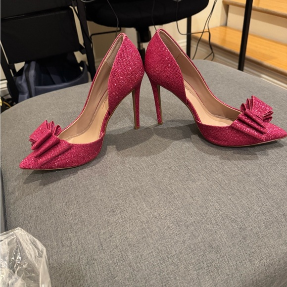 Betsey Johnson Pink Glitter Women's Shoes - Picture 8 of 12